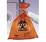Image of Tufpak Autoclavable Biohazard Bags, 2.0 mil 14220-050 Orange Bags With Indicator, Case of 200