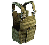 Image of Uncle Mike's Law Enforcement Plate Carrier Vest w/ Cummerbund - Black or OD Green, 7702615, 7702616
