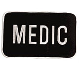 Image of Uncle Mike's Small or Large Black and White Medic ID Patch