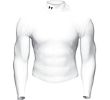 Image of Under Armour Men's ColdGear Longsleeve Mock - White Color 1000512-100