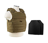 Image of Vism Expert Plate Carrier Vest w/2 10x12in Level IIIA Shooters Cut Hard Ballistic Panels