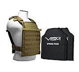Vism Larger Fast Plate Carrier w/2 11x14in Level IIIA Shooters Cut Soft Ballistic Panels