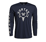 Image of Vortex Navy Heather Antler Envy LS - Men's