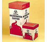 Image of VWR Biohazard Incinerator Cartons 132051002 Benchtop Disposal Carton