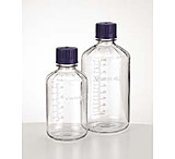 Image of VWR Boston Round Lab/Media Bottles, Polycarbonate, Graduated RPC0500 Clear
