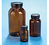Image of VWR Packers, Amber, Wide Mouth VW5220845C26 Bulk Packs With Unattached Caps In Bags