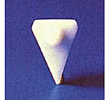 Image of VWR Spinvane Stir Bars 371370001 Half-Round Stir Bar, Tapered For Conical Bottom Centrifuge Tubes (trim To fit)