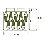 Image of Wenzel Kodiak 9 Red Tent