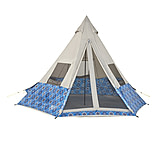 Image of Wenzel Shenanigin 5 Blue Geo Print Tent