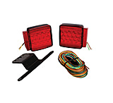 Image of Wesbar Under 80" Submersible LED Combination Trailer Light Kit