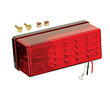 Image of Wesbar 3" x 8" Waterproof LED 8-Function, Left/Roadside Tail Light