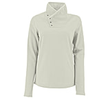 Image of White Sierra Blacktail Fleece Snap-Neck Pullover - Women's