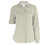 Image of White Sierra Canyon Crest Long Sleeve Shirt - Women's