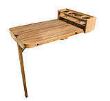 Image of Whitecap Cockpit Table w/Folding Leaves &amp; Drinkholder Table Top