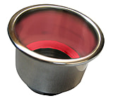 Image of Whitecap Flush Mount Cup Holder w/Red LED Light