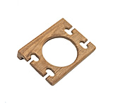 Image of Whitecap Teak Glass &amp; Toothbrush Holder