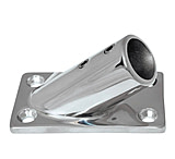 Image of Whitecap 7/8&quot; O.D. 30 Rectangle Base SS Rail Fitting