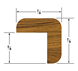 Image of Whitecap Teak "L" Molding Small