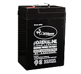 Wildgame Innovations 6 Volt Rechargeable Battery - 6V/4.5A, Bulk Pack, Black 6VB