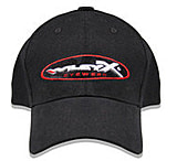 Image of Wiley X Black Racing Logo Cap
