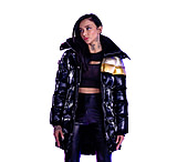 Image of Woodpecker Penguin Long Coat - Women's