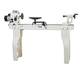 Image of Shop Fox 16in x 46in Wood Lathe with Stand &amp; DRO