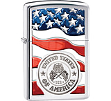 Image of Zippo American Stamp on Flag Lighter