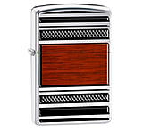 Image of Zippo Steel and Wood Design Lighter