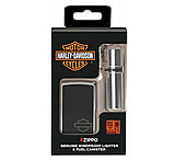 Image of Zippo Windproof Lighter Harley Davidson &amp; Fuel Canister Set