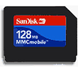 Image of SanDisk MMCmobile 128MB Memory Card SDMMCM-128