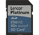 Image of Lexar 256MB Platinum 40x Secure Digital Memory Card SD25640231