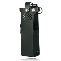 Boston Leather Radio Holder For A Motorola Apx 6000 Xe W/extended Battery For Model 1.5