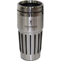 AES Outdoors Browning Stainless Mug, Rubber Grip Bottom