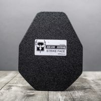 AR500 Armor Level III+ 8x10 Lightweight ALSC Multi-Curve Body Armor Plate