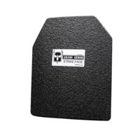 AR500 Armor Level IIIA 10x12 Lightweight Steel ASC Curved Body Armor Plate