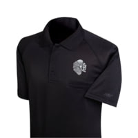 ASP Eagle Shirt Black - Silver Gray Embroidery 753E125F