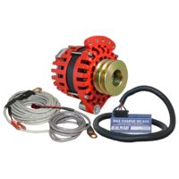 Balmar Alternator 1-2" Single Foot Dual V Pulley Regulator &amp; Temp Sensor