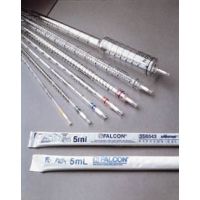 Corning Falcon Disposable Serological Pipets, Polystyrene, Sterile, Plugged, 357550 Individually Wrapped In Paper/Plastic, Case of 100