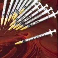 BD Single-Use Syringe/BD PrecisionGlide Needle Combinations, Sterile, BD Medical 309575 Bd Luer-Lok Tip, 0.1 Ml, Pack of 100