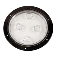 Beckson Marine 8" Clear Center Screw-Out Deck Plate