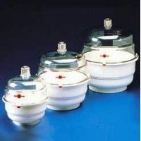 Bel-Art Space Saver Vacuum Desiccators, SCIENCEWARE 420200000 Polypropylene Bottom