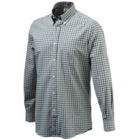 Beretta Men's Classic Drip Dry Long Sleeve White Check Xx-lg