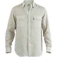 Beretta Men's Linen Shirt Button Down Beige 18neck/45lng