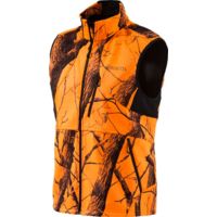 Beretta Men's Soft Shell Flce Vest Blaze/rt Hardwoods Xxx-lg