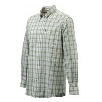 Beretta Mens Seersucker Button-Down Long Sleeve Plaid Shirt