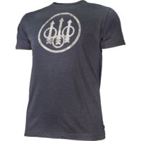 Beretta T-shirt Distressed Trident Small Heather Denim