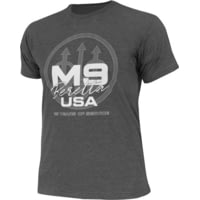 Beretta T-shirt M9 Trident Large Heather Charcoal