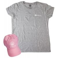 Beretta Women's Cap &amp; T-shirt Large Roll-up Combo Pink