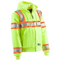 Berne Hi-Vis Type R Class 3 Hooded Active Jacket - Mens
