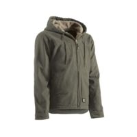 Berne Washed Hooded Work Coat - Mens